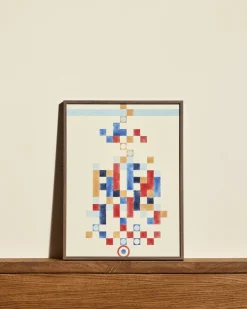 Affiches & Lithographies>Maison Sarah Lavoine Affiche Salle Des Fetes multicolore