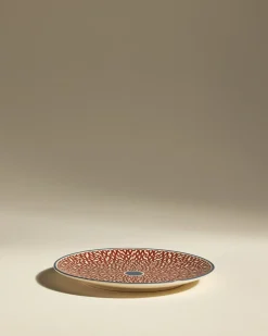 Collection Sarah|Assiettes>Maison Sarah Lavoine Assiette plate Sarah - Carmin