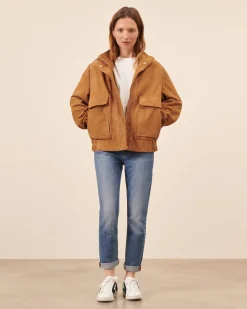 Hauts>Maison Sarah Lavoine Blouson Alma - Camel