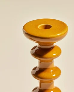 Bougeoirs & Photophores>Maison Sarah Lavoine Bougeoir Slave - Fauve