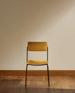 Chaises>Maison Sarah Lavoine Chaise Double Jeu - Noir / Ocre