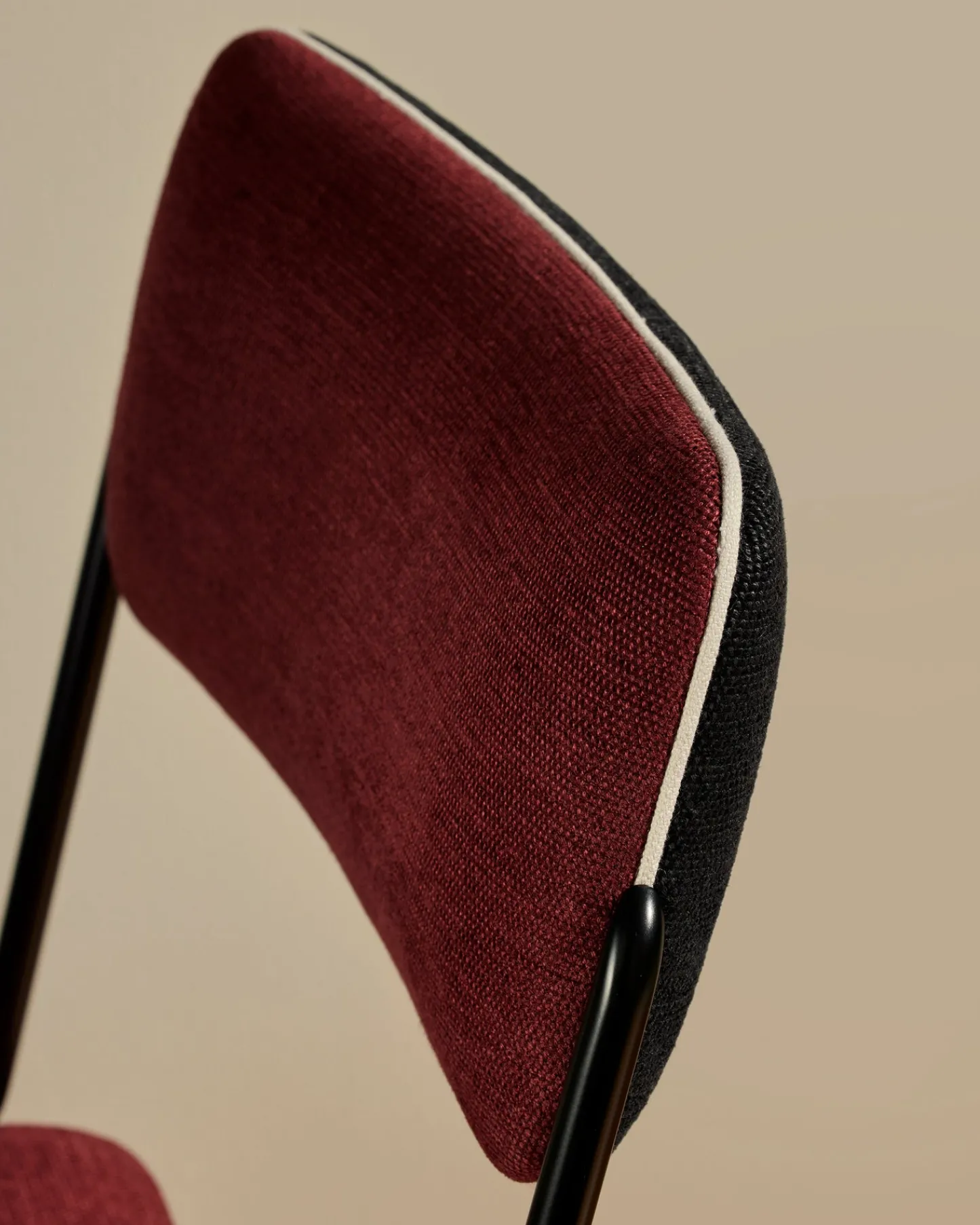 Chaises>Maison Sarah Lavoine Chaise Double Jeu - Noir / Cassis