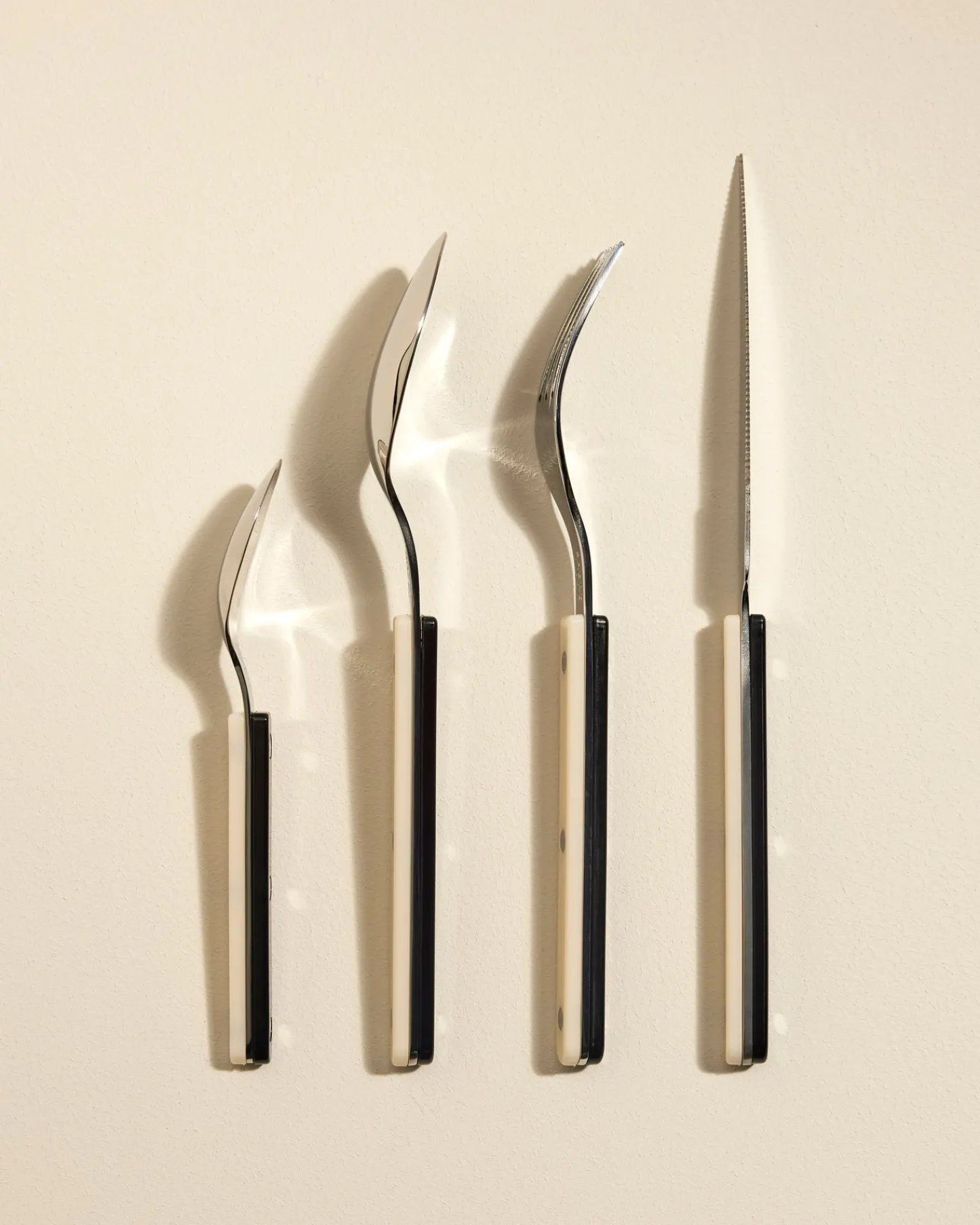 Couverts Et Ustensiles>Maison Sarah Lavoine Cuillère à soupe Sabre - Noir / Ivoire