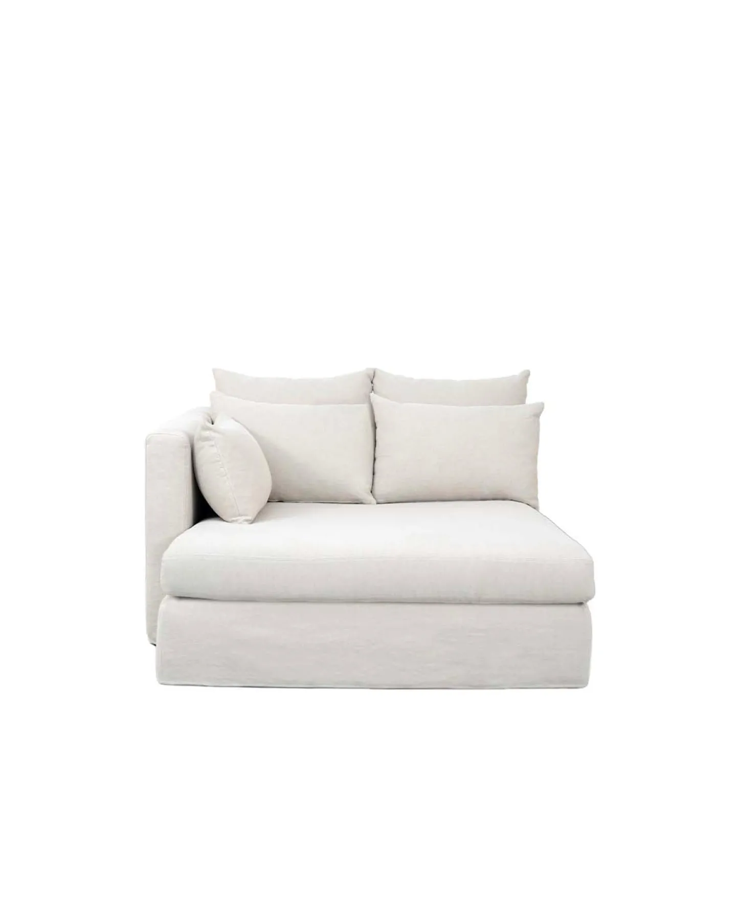 Divans Et Méridiennes|Canapés>Maison Sarah Lavoine Méridienne SuperBox - Accoudoir gauche - Gris clair