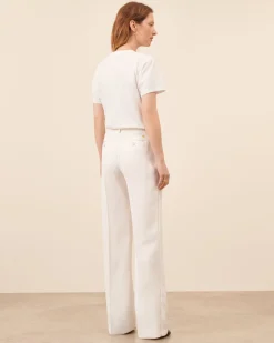 Costumes|Bas>Maison Sarah Lavoine Pantalon Iena - Blanc