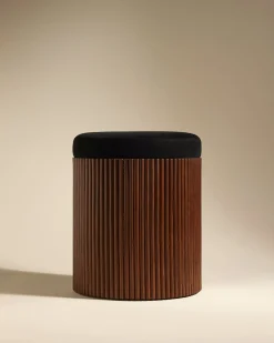 Poufs>Maison Sarah Lavoine Pouf Riviera - Noir