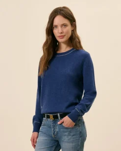 Hauts>Maison Sarah Lavoine Pull Auteuil - Bleu
