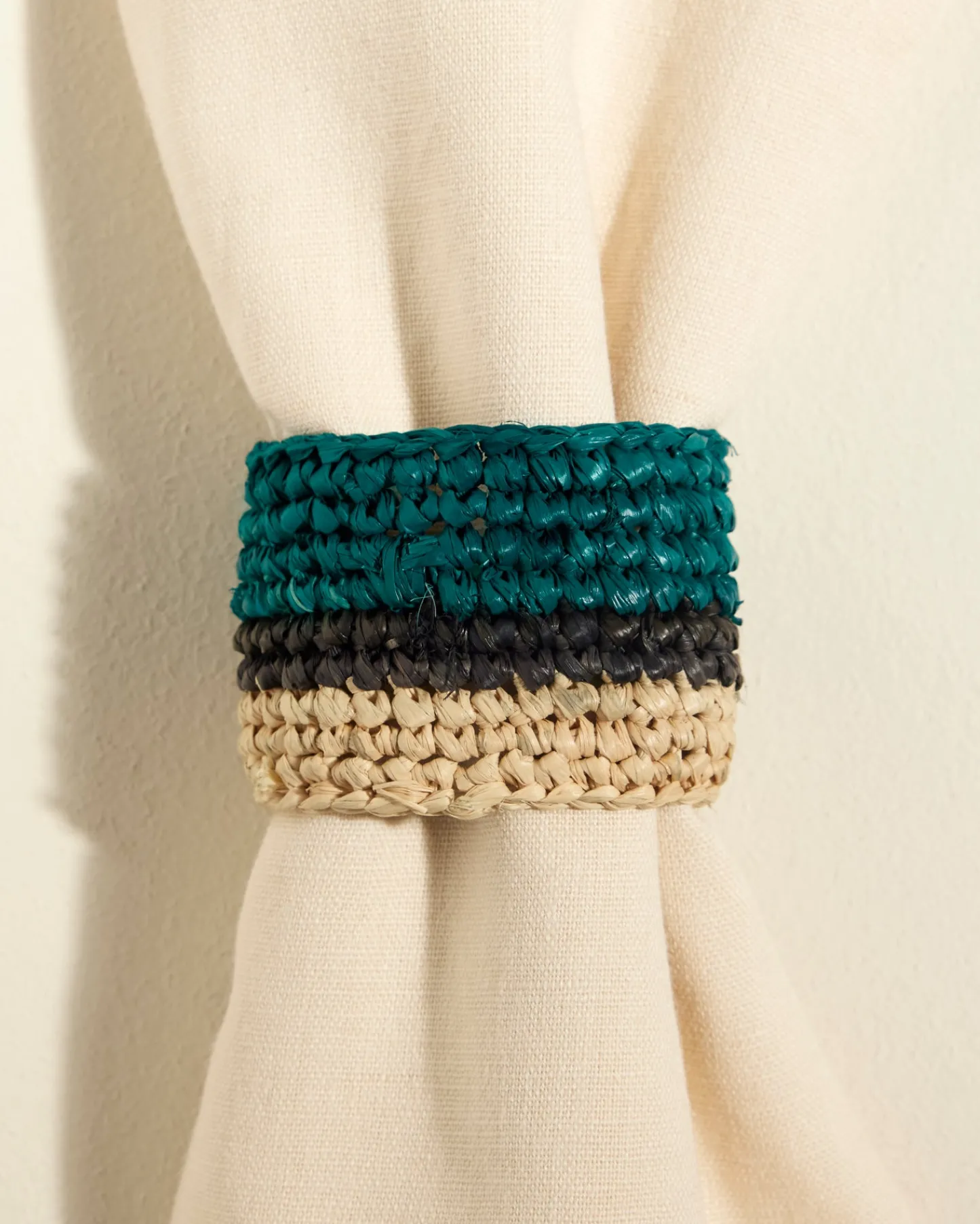 Linge De Table>Maison Sarah Lavoine Rond de serviette Globe - Bleu Sarah