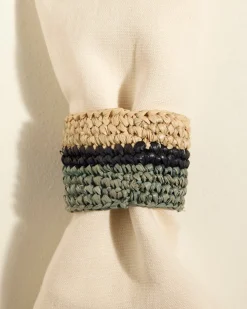 Linge De Table>Maison Sarah Lavoine Rond de serviette Globe - Céladon Pousse de Tilleul