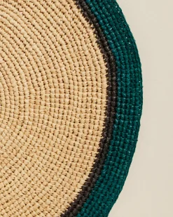 Linge De Table>Maison Sarah Lavoine Set de table Globe - Naturel / Bleu Sarah