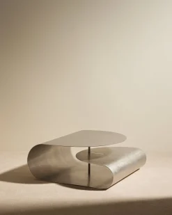 Tables Basses>Maison Sarah Lavoine Table basse Gégé - Inox brossé