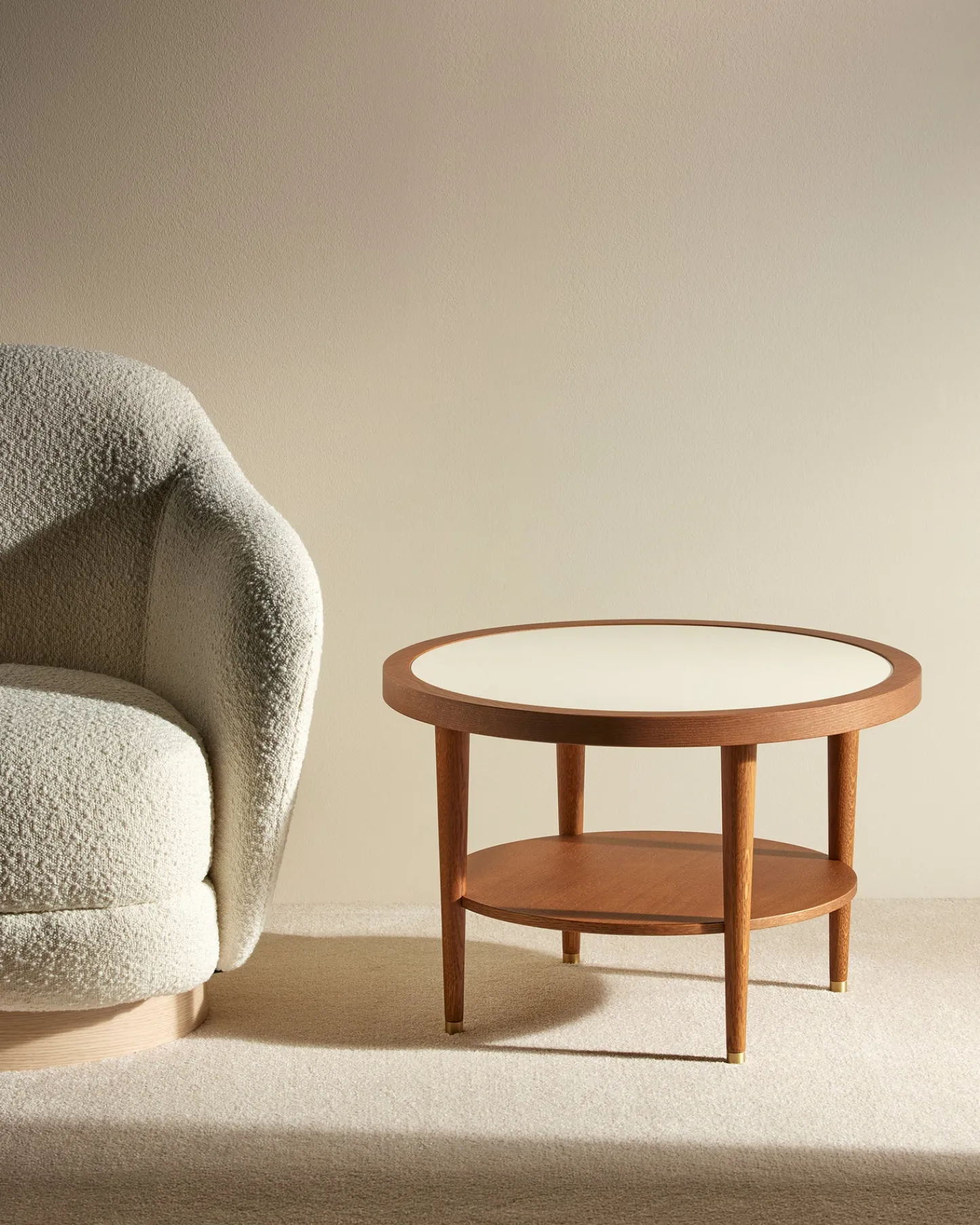 Tables Basses|Tables D'Appoint Et Chevets>Maison Sarah Lavoine Table basse ronde Puzzle - Ecru