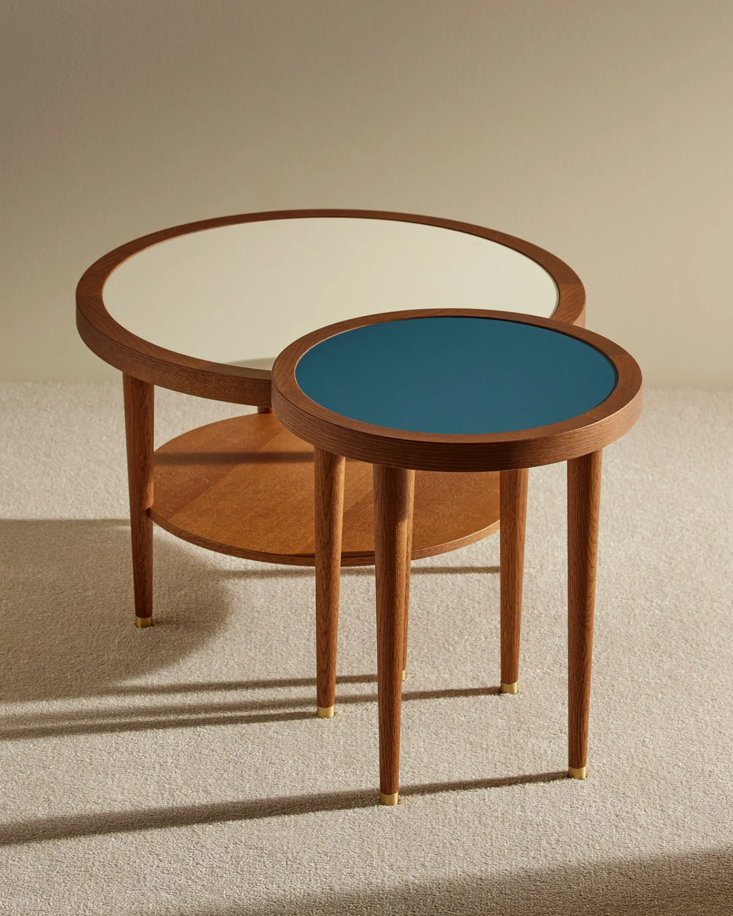 Tables Basses|Tables D'Appoint Et Chevets>Maison Sarah Lavoine Table basse ronde Puzzle - Ecru