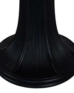 Tables Hautes>Maison Sarah Lavoine Table ronde Riviera Marbre Noir Blanc / Noir