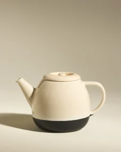 Collection Sicilia|Carafes>Maison Sarah Lavoine Theière Sicilia - Ecru