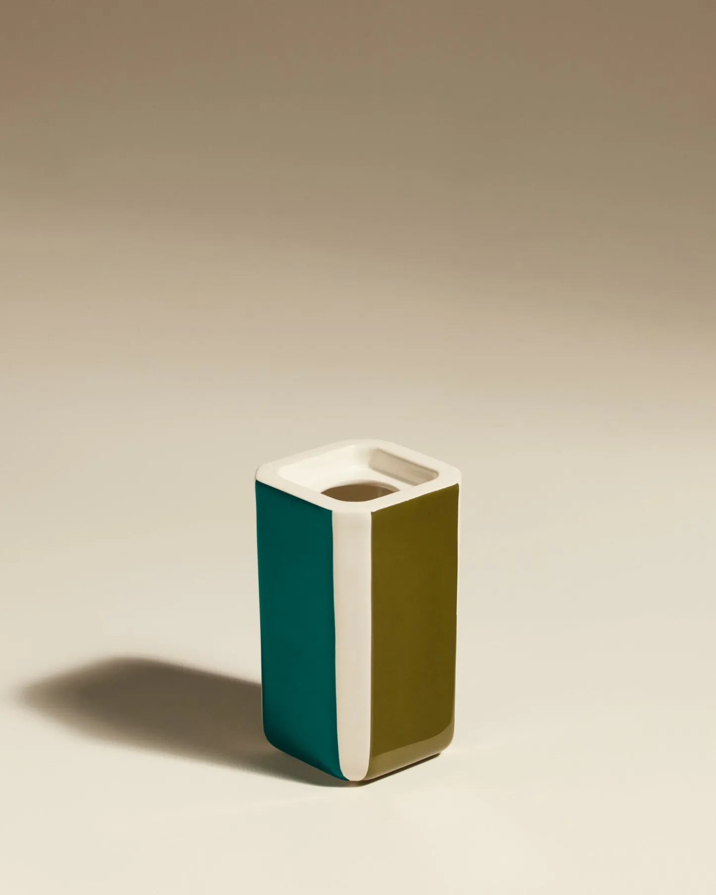 Vases>Maison Sarah Lavoine Vase Facettes - Tricolore Bleu Sarah / Mousse