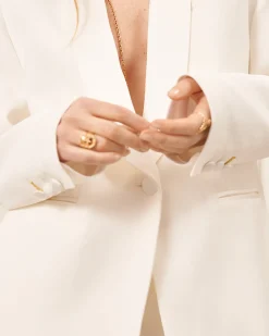 Costumes|Hauts>Maison Sarah Lavoine Veste smoking Faubourg - Blanc